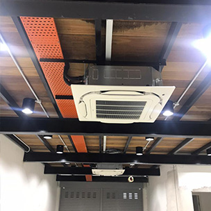 Two Ceiling Cassette Type Aircond