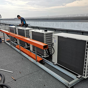 Installation Of Four Aircond
